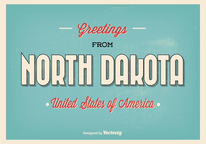 worn visiting vintage vacation USA United typography trip travel tourism states stamp sixties sign scratch retro poster postcard postal paper old fashioned north dakota North America nation message mail letter leisure holidays greetings greeting card faded E-card design country cardboard america aged advertising 40s 