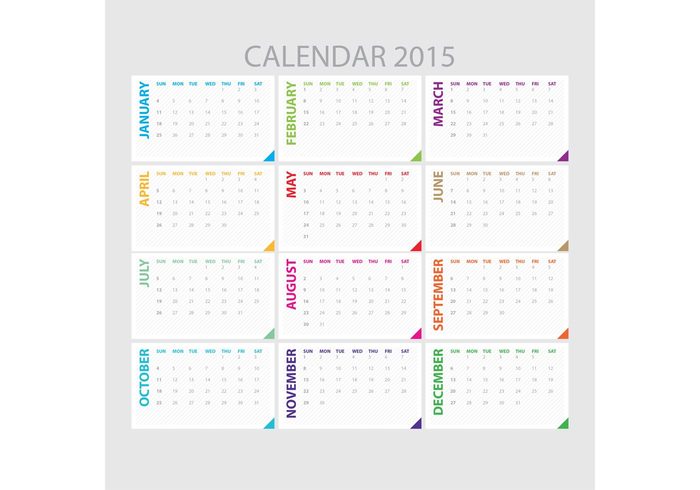 yearly year white time template square seasons pocket planner Personal planner numbers months monthly month modern minimal layout daily planner column calendar blank appointment 2015 calendar 2015 