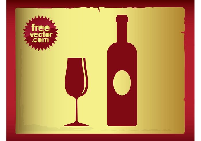 wine Viniculture logos label icons Glassware glass drink Connoisseur bottle beverage Alcoholic alcohol 