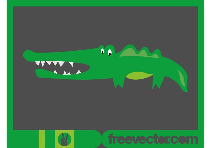 wilderness wild teeth reptile predator nature fauna crocodile comic cartoon animal 