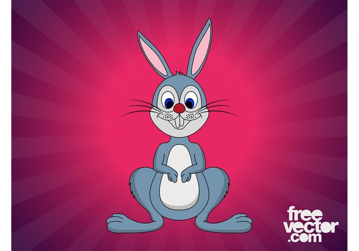 Smile rabbit nature mascot Long ears happy fauna comic character cartoon bunny animal 