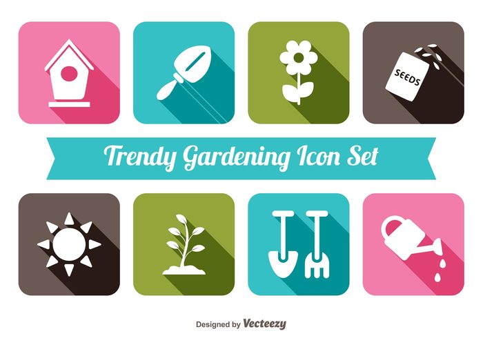 web watering water trendy icons tree tool symbol sun sign seed rake pruner pot plant Outdoor organic object nature leisure icon set icon growing gardening icons gardening garden fork flower flat equipment environment cute communication colorful can button birdhouse agriculture 