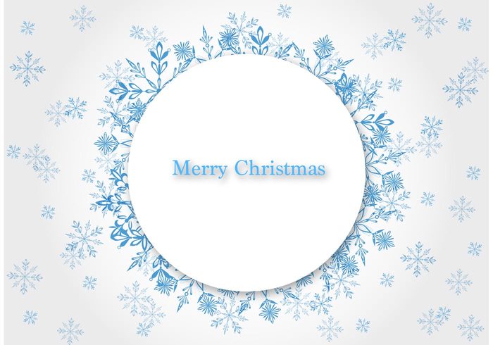 snowflakes snowflake background snowflake holiday frame decorative circle Christmas frame christmas blue snowflake blue background  
