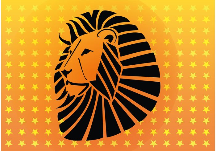Zoo safari Pride predator power mascot lion Leo king jungle heraldry head Furious danger animal Aggression africa 
