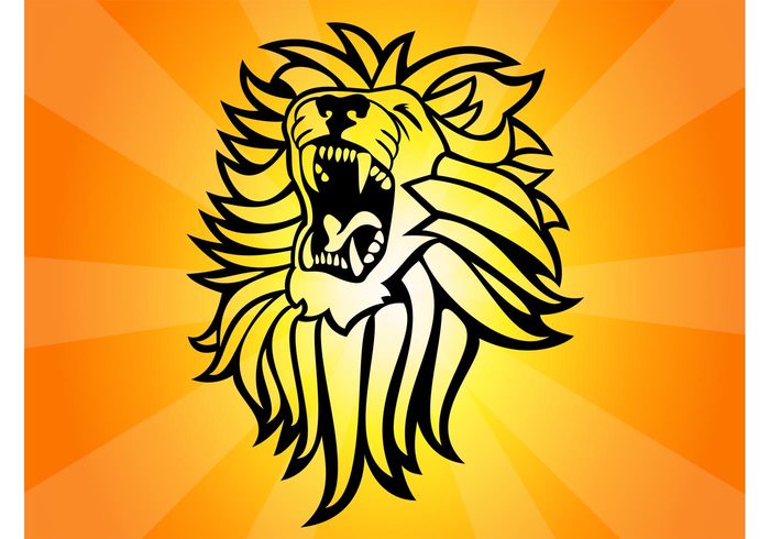 wildlife wild traditional tattoo strong stalk Savanah roaring proud predator lion jungle exotic animal africa 