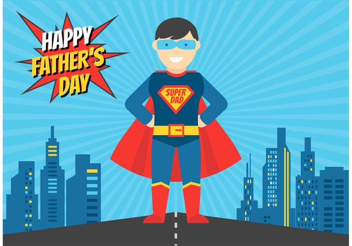 superhero superdad super dad super strong Smile power playful people Parenting parenthood man male love Laugh june festival Human hero happy fathers day fun fathers day background fathers day father family dad cute childhood cheerful Caucasian cartoon adorable  
