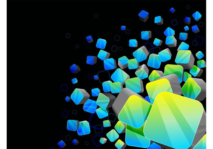 wallpaper squares shiny glossy Geometry cubes background backdrop abstract 3d 