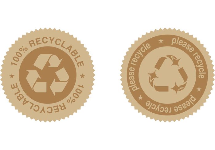 tree recycle Recyclable quality organic nature natural modern label Healthy guarantee green free premium environment eco brown  