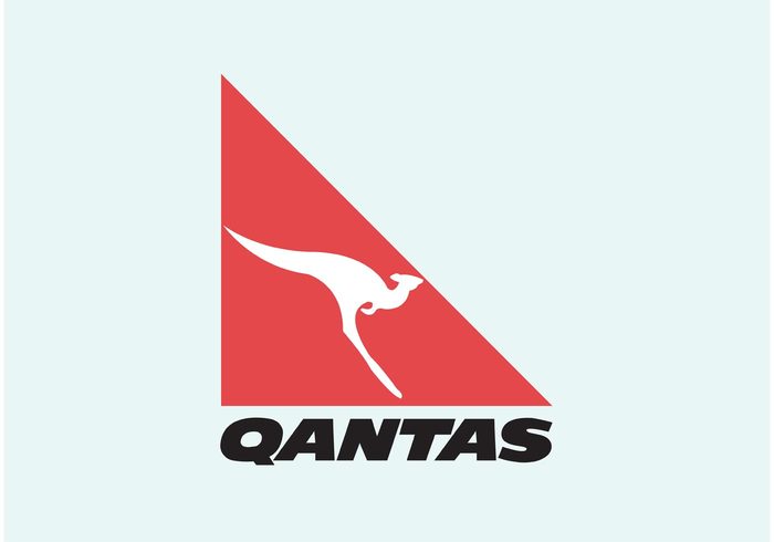vacation traveling travel transport Qantas airways Qantas kangaroo holidays flying flights Australia aussie airport airplane airline air 