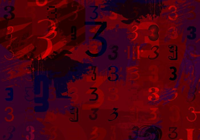 wallpaper Three numbers misc grunge fuchsia detailed background abstract 3 