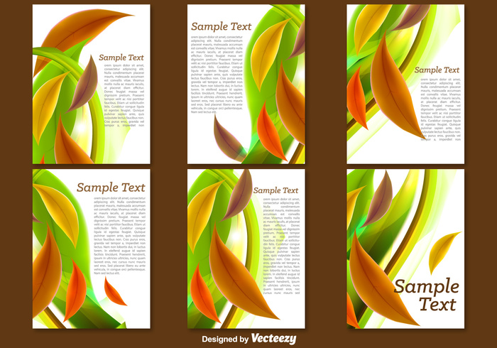 template spring poster nature magazine Leaflet layout headline green fold flyer cover catalog card brochure booklet blank banner background abstract 