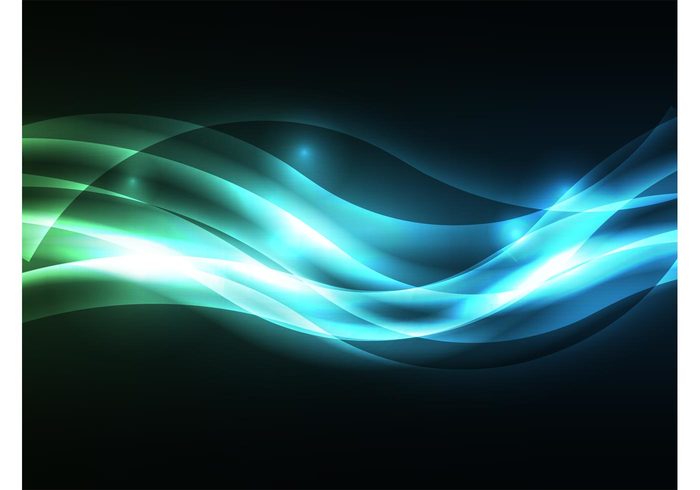 waving waves wallpaper lines lights glow curves background backdrop abstract  