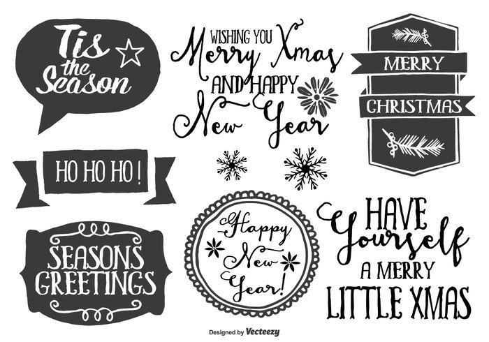 year xmas word winter typography type text symbol style snowflake silhouette sign shape round poster postcard ornate ornament new merry christmas merry Lettering letter label invitation holiday happy hand drawn greeting gift frame emblem element doodle decoration cute creative christmas card abstract 