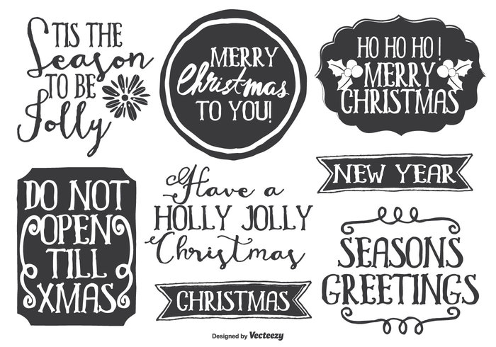 year xmas word winter typography type text symbol style snowflake silhouette sign shape round poster postcard ornate ornament new merry christmas merry Lettering letter label invitation holiday happy hand drawn greeting gift frame emblem element doodle decoration cute creative christmas card abstract 
