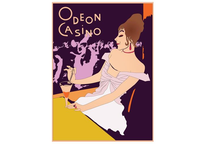 woman wine vintage Toulouse-lautrec retro poster play person painting painter illustration female drink colorful cocktail casino artist art 