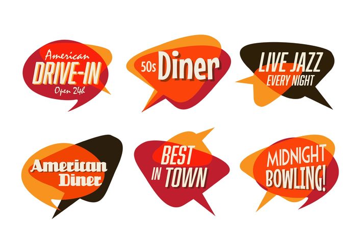 vintage restaurant vintage typographic signs signboard shop retro restaurants midnight bowling logo live jazz label jazz club grill food fifties diners diner sign diner classic cafe business antique american advertisement 50s diner 1960 1950 