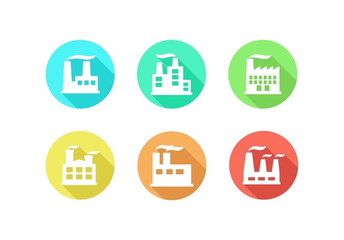 Supply production line production Power plant power nuclear power plant nuclear power minimal icon Minimal design minimal flat design flat factory icon factory factories energy company bright factory 