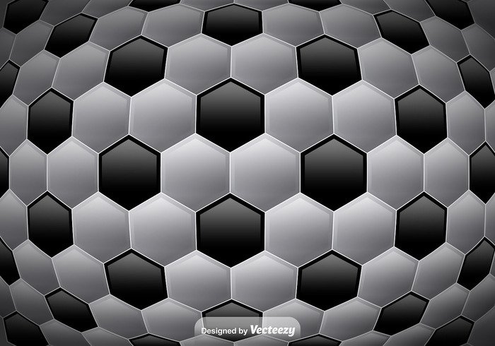 white texture Surface stylize sport soccer shape repeat play pattern monochrome hexagon geometric game football texture football black ball background 