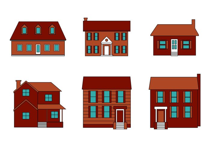 window wall village villa vector urban symbol suburban suburb substructure simple set roof residential rent Real object modern mansion landscape icon household house home habitation flat exterior estate element door design cottage construction collection classic cityscape city chimney building basement architecture 