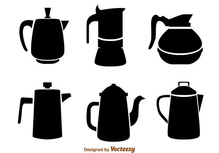 utensil steel silhouette retro pot latte kitchen hot coffee caffeine Blend black arabic coffee pots arabic coffee pot arabic 