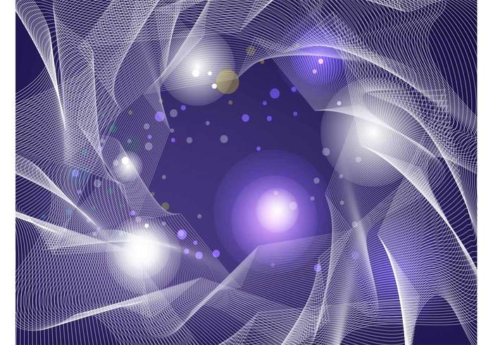 wire frame technology swirl surreal stars shapes science fiction purple mesh future dots circle abstract 