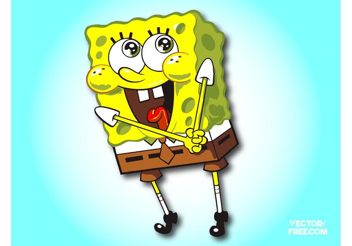 Spongebob squarepants sponge nickelodeon MTV happy funny fun energy energetic comic character animation 
