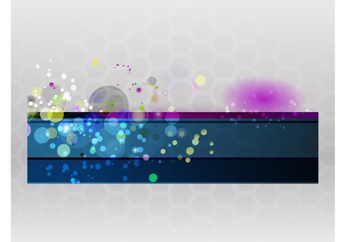 sticker round rectangular rectangle label Geometry geometric shapes dots circles bubbles bokeh abstract 