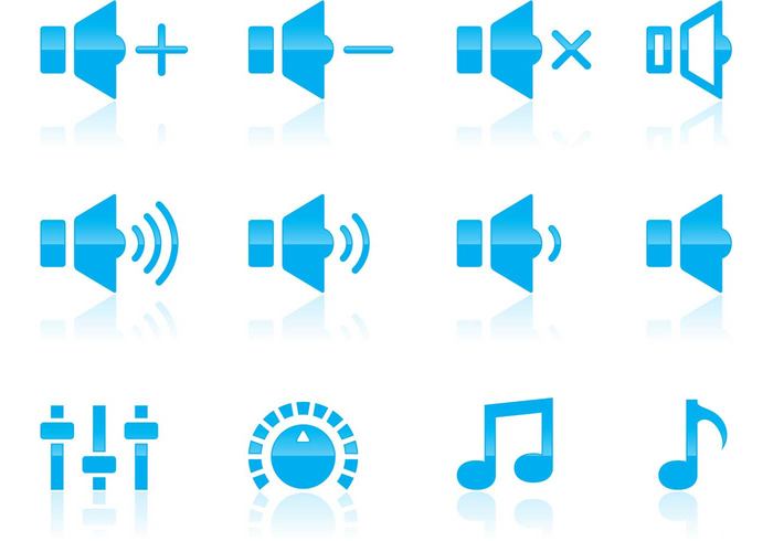 web volume voice vector ui technology symbol speaker sound sign shiny set round record radio push player play pictogram note noise Mute musical music multimedia modern media Max louder knob isolated internet interface illustration icon graphic flat equalizer element digitally design curve control concept computer collection button audio app 