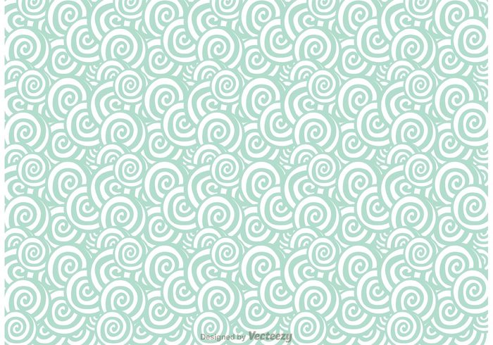 wallpaper swirly pattern vector swirly pattern swirly swirls swirl spiral seamless retro Repetition pattern mint green mint design curve curly pattern curl background 