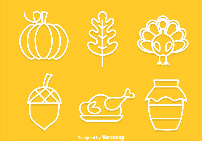 walnut turkey thanksgiving season pumpkin outline orange line leaf honey harvest festival chicken autumn 