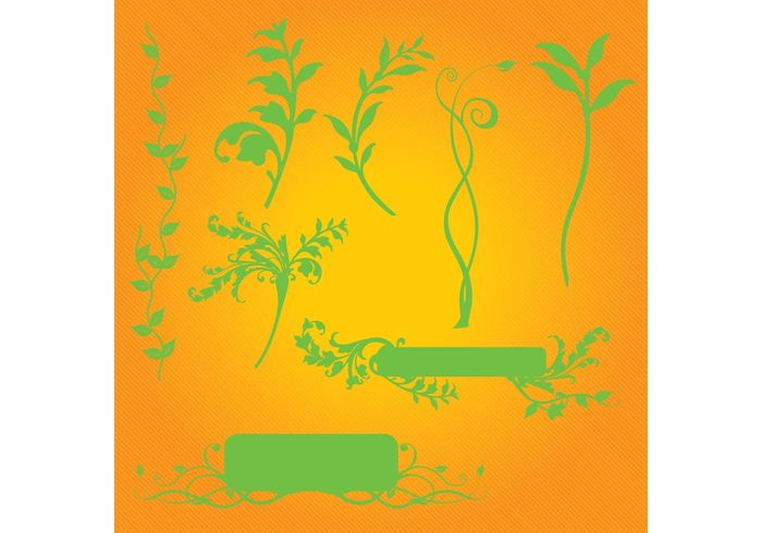 vine vector art stem silhouettes plants nature leaf isolated illustrator gardening garden branch black agriculture abstract 