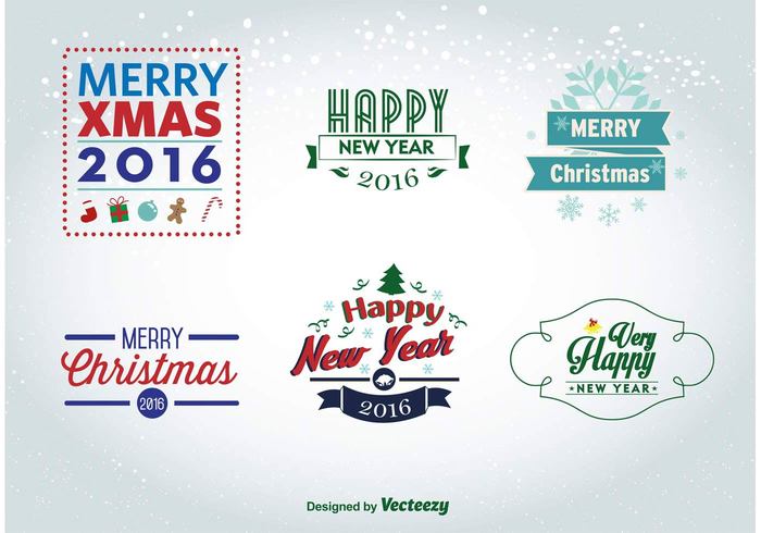 year xmas winter vintage tree text template tag symbol sign shopping set season sale retro present paper new merry label January icon holiday happy greeting gift December christmas celebration card 2016 