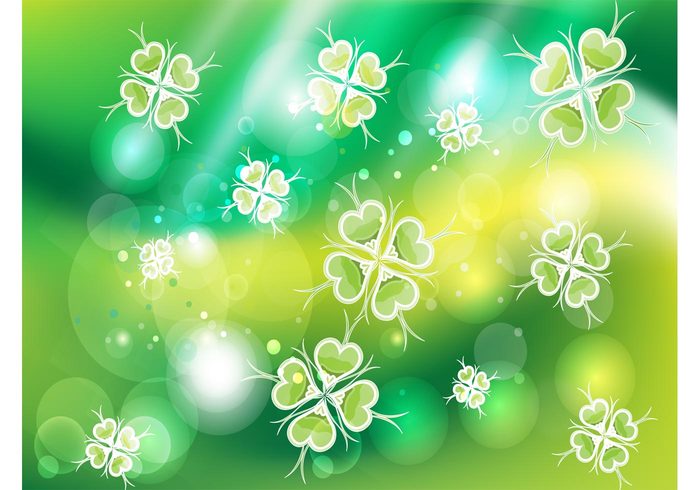 St patrick pub plants Ireland green glow free backgrounds flyer emerald drink Clover vector clover celebration bright bar 4 leaf clover 