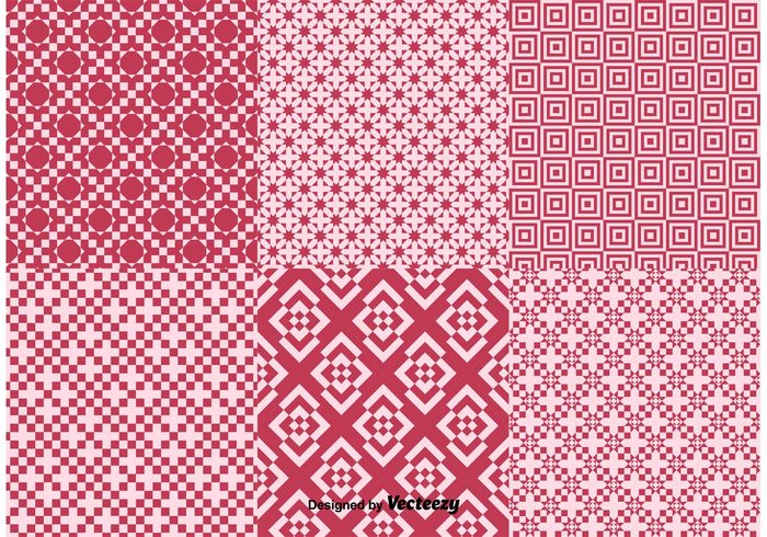wrapping wallpaper trendy texture Textile style seamless retro red pattern paper modern geometric fabric christmas background 