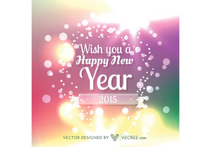 vector new year holiday happy new year design creative colorful celebration 2015 
