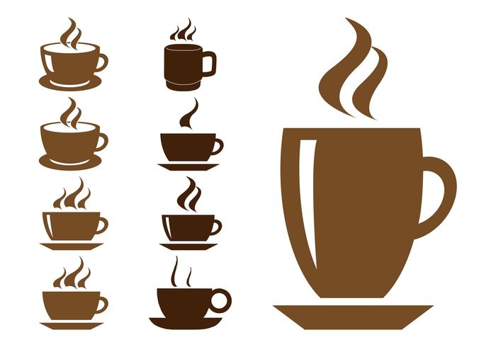 steam silhouettes mugs mug Hot Drink hot drink cups cup coffee caffeine beverage  