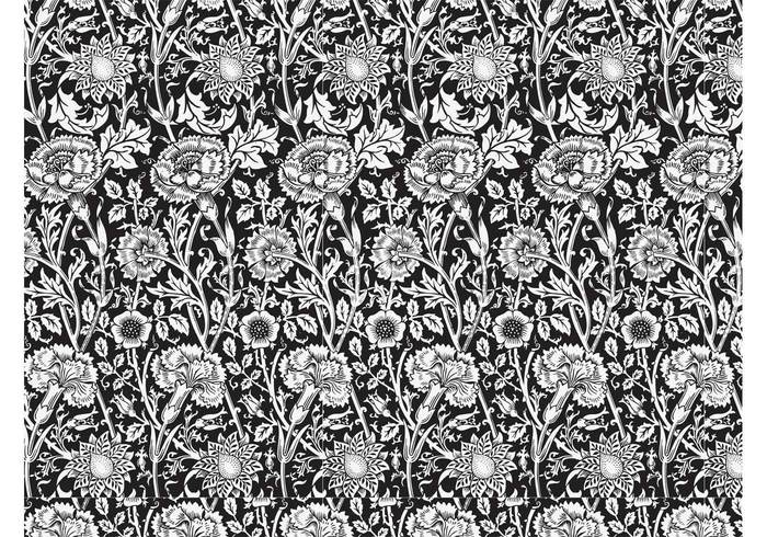 wallpaper spring seamless pattern nature flowers floral Fabric print Clothing pattern background backdrop 