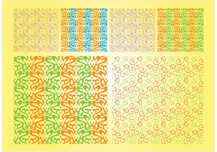 sixties seventies scroll Repetition pretty paper lovely leaf interior happy gift floral fabric design creative colorful Charming card beauty 70's 60's 
