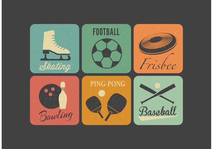 web vintage label vintage vector table tennis symbol style sport icons sport balls sport soccer skating silhouette signs set retro poster retro design retro background retro play ping pong labels illustration icon game frisbee football element design collection button bowling baseball ball 