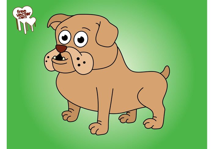 pet mascot happy Domesticated dog comic character carton bulldog breed animal 