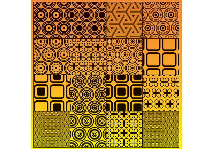 tile texture Textile square seamless retro repeat print pattern ornament modern line illustration graphic geometric fabric element curl circle background abstract 