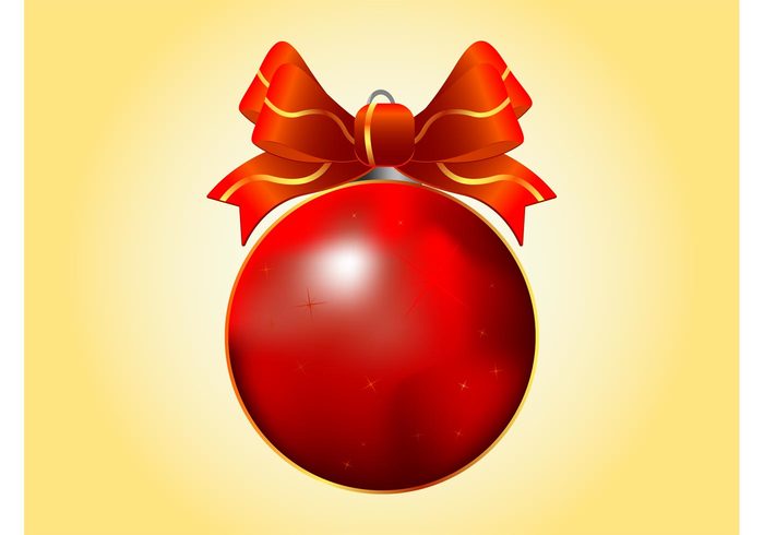 ribbon ornament holiday festive decorative decoration christmas celebration bow ball 
