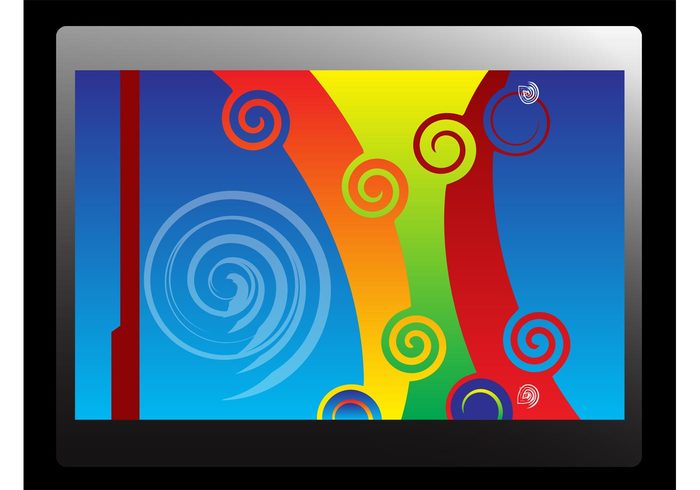 wallpaper swirls spirals round Rectangles poster lines gradients flyer colors colorful card business 