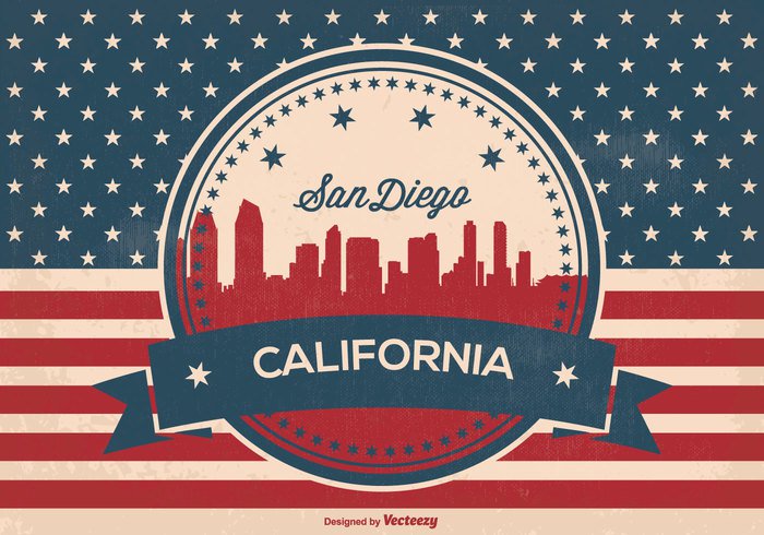 weathered vintage view USA United Triumph texture symbol stripes states star Stain spotted skyline silhouette san diego skyline san diego california San Diego retro red white blue red Pride pattern Patriotism patriotic paper panorama old national material honor history grunge Glory freedom flag famous Fame dirty design Damaged country city skyline city canvas california brown blue banner background antique ancient american flag american america 