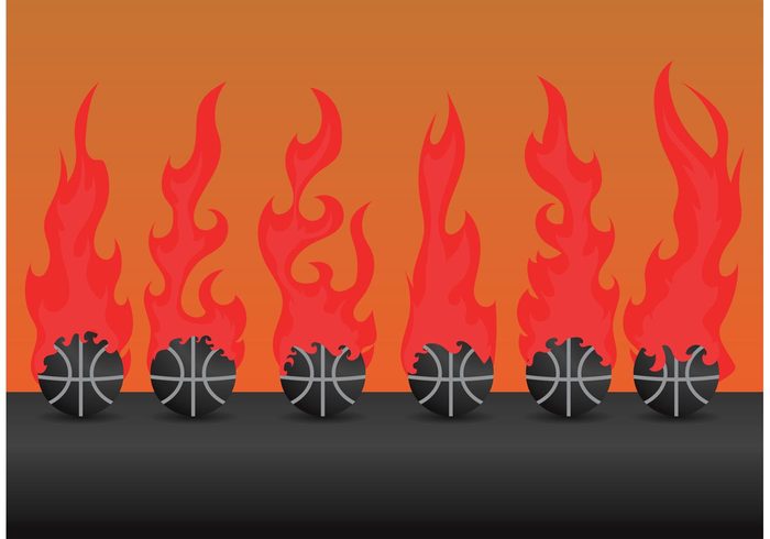 sport speed power orange heat game flame Fireball fire competitive competition burning basketballs basketball on fire basketball logo basketball ball Athletic 