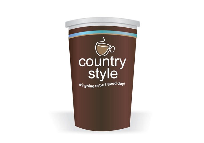 logo drink country style coffee vector coffee cup coffee beverage 
