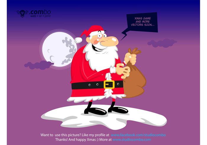 xmas winter snow santa presents holidays happy Claus christmas cartoon  