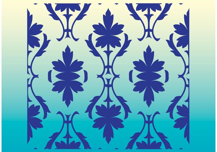 Wallpaper design vintage Vector swatch Textile print pattern floral vector floral FILL background backdrop antique 