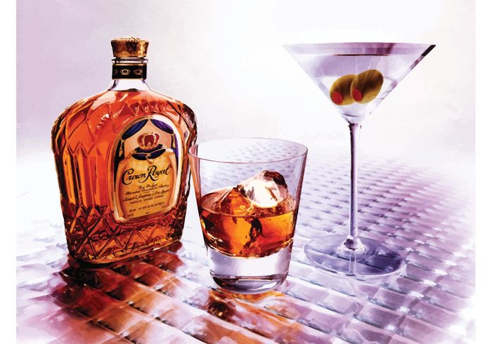 whisky whiskey Spirits restaurant pub party nightclub liquid label glass Drunk Crown royal Canadian canada brandy Bourbon bottle bar alcohol 