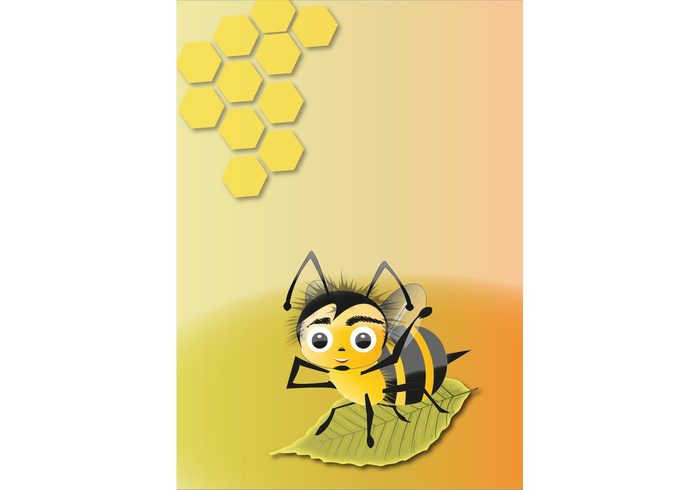 insect cartoon bug bees bee animal 